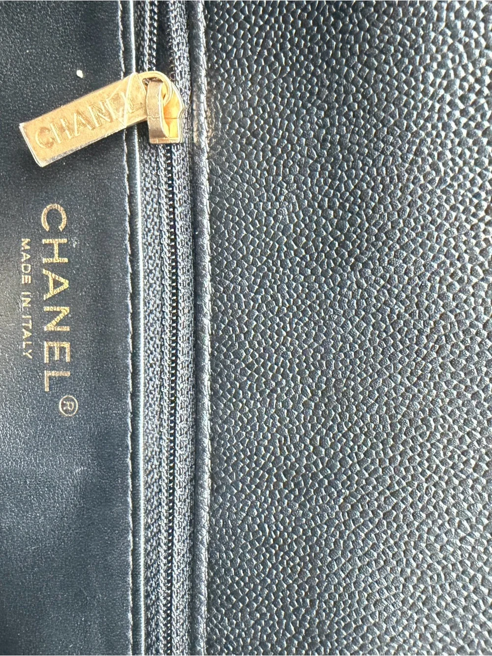 CHANEL Black Quilted Shoulder Bag with Gold Hardware